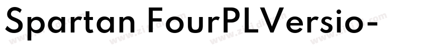 Spartan FourPLVersio字体转换